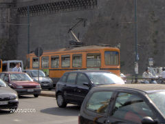 Naples tram, Italy, May 2005